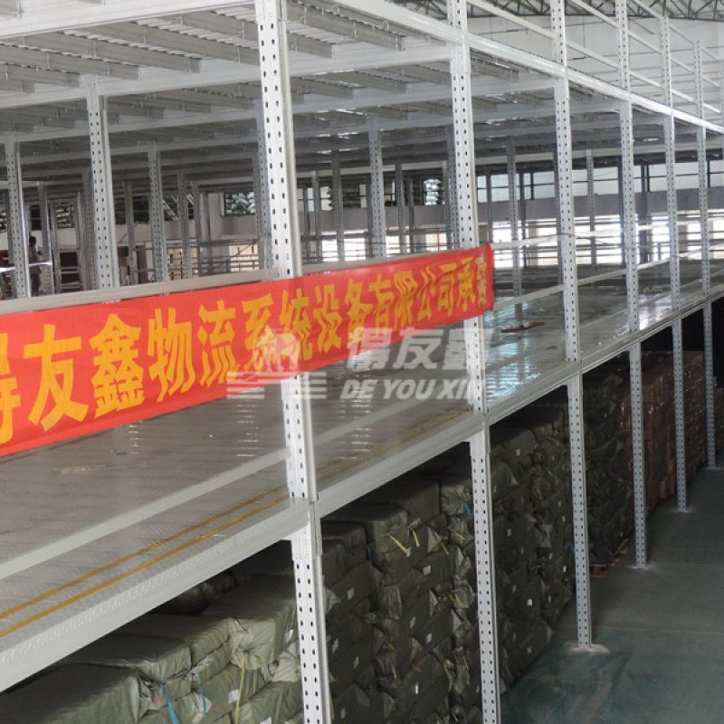 多层阁楼式货架安装